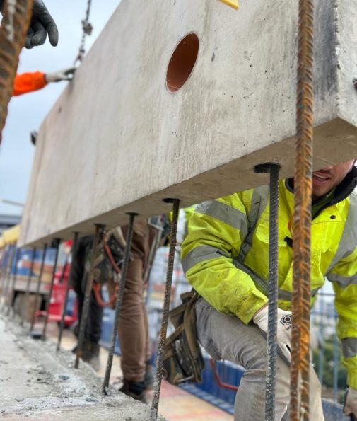 Precast solid wall